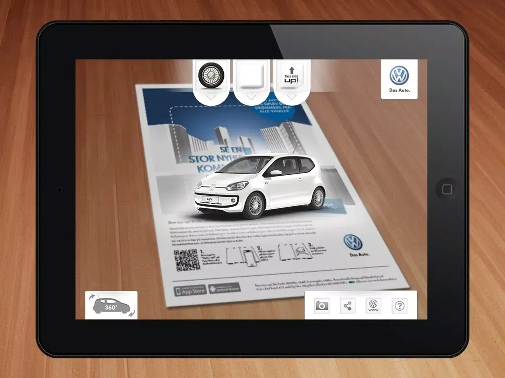 Скриншоты VW up! 3D iPad 