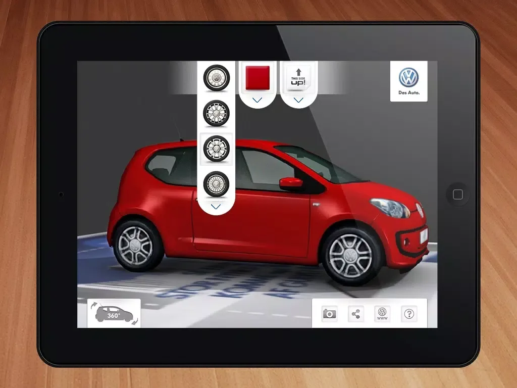 Скриншоты VW up! 3D iPad 