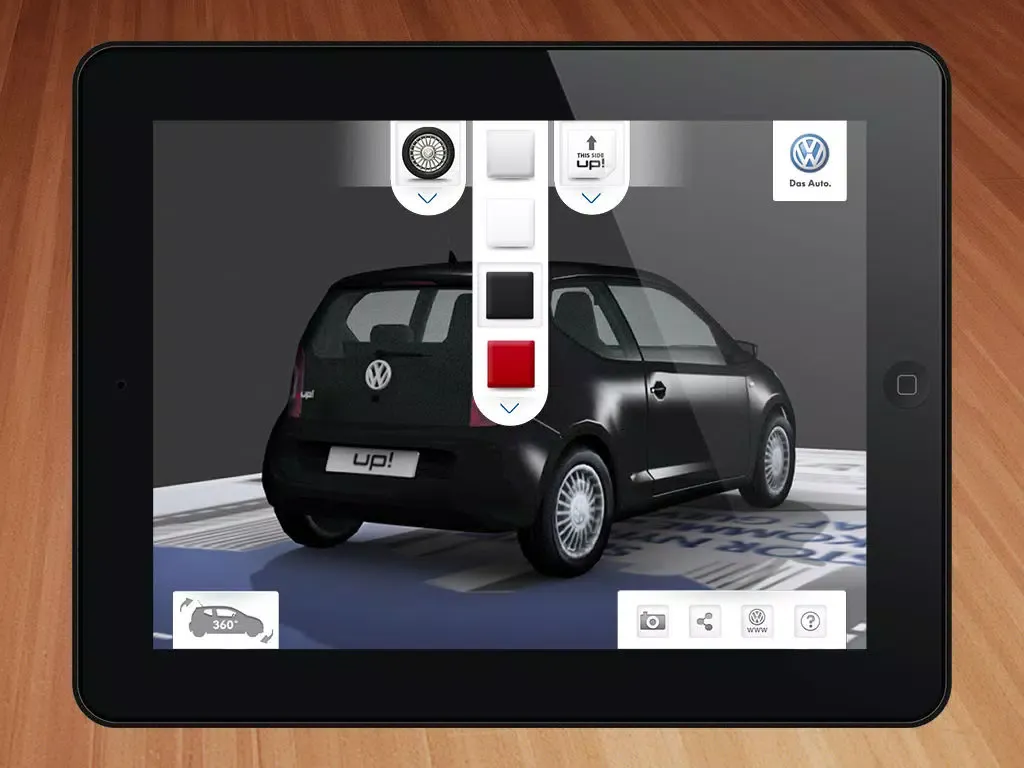 Скриншоты VW up! 3D iPad 