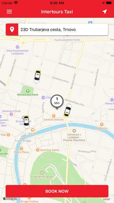 Captures d'écran de NAROČI INTERTOURS TAXI
