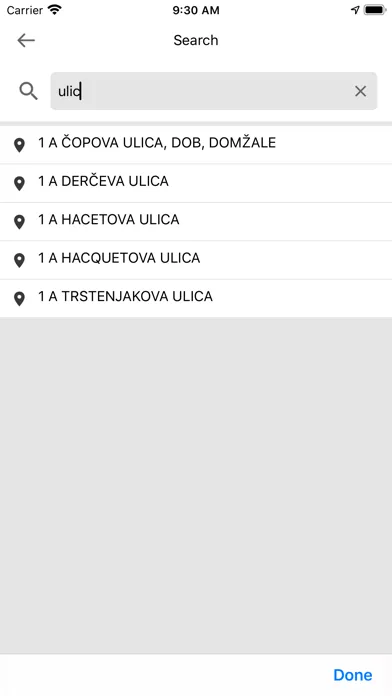 Captures d'écran de NAROČI INTERTOURS TAXI
