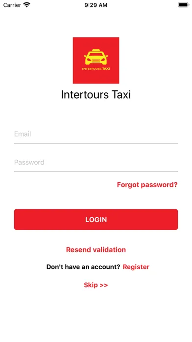 Captures d'écran de NAROČI INTERTOURS TAXI