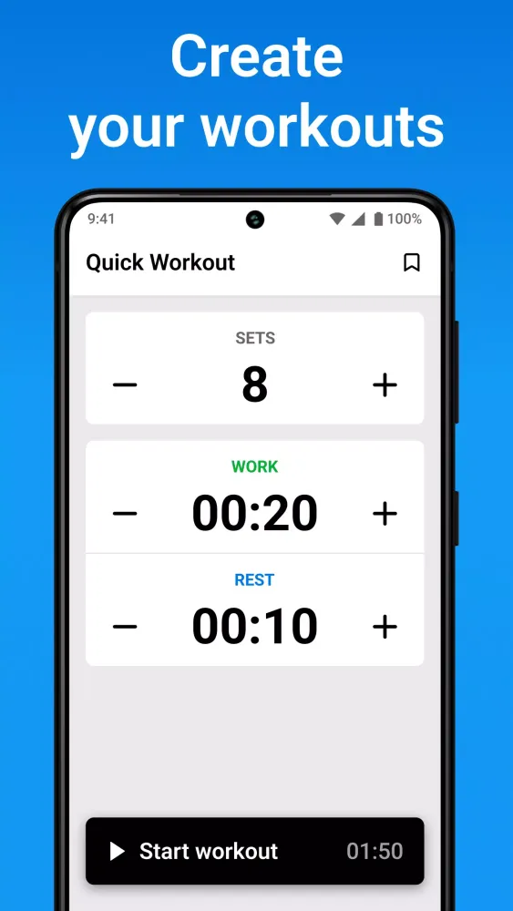 Screenshot di Interval Timer