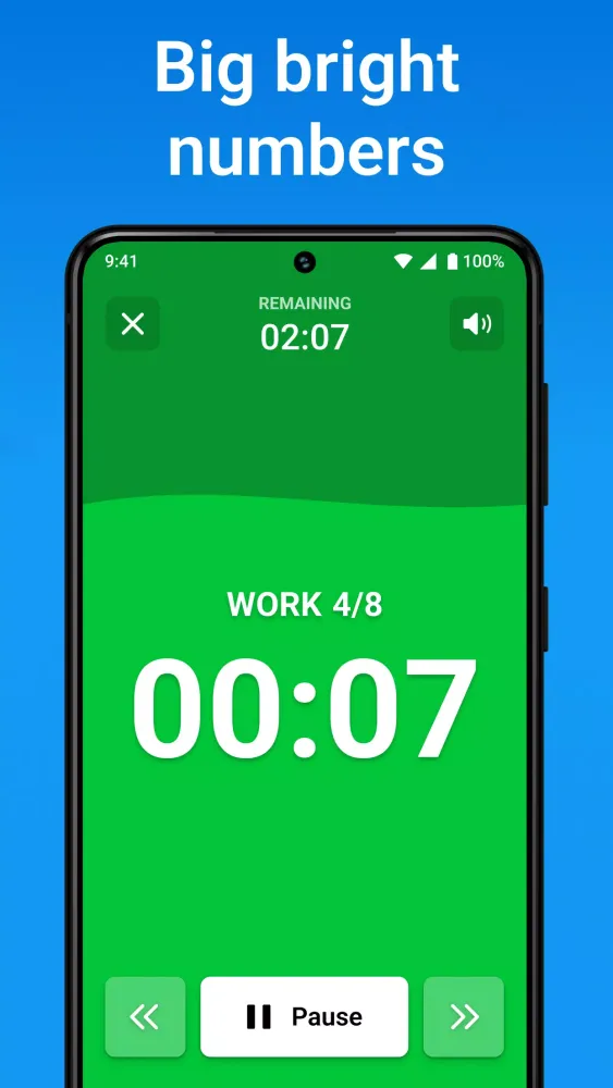 Screenshot di Interval Timer