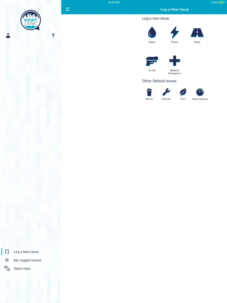 Zrzuty ekranu SmartCitizen iPad 
