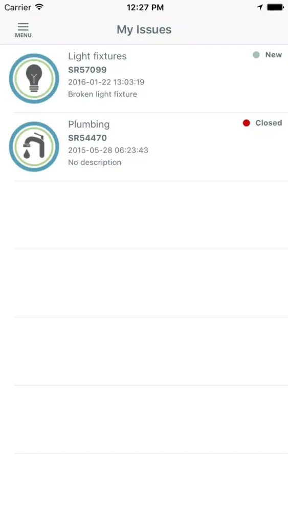 Snap! Facilities Maintenance Screenshots