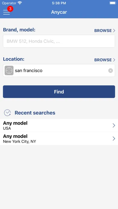Anycar: Find cars for sale Screenshots