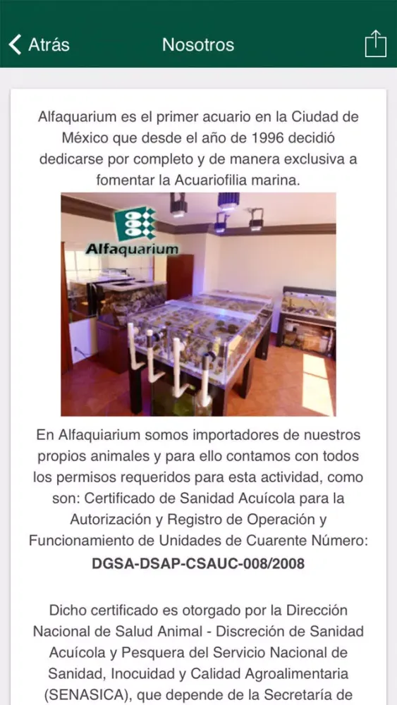 Screenshot di Alfaquarium
