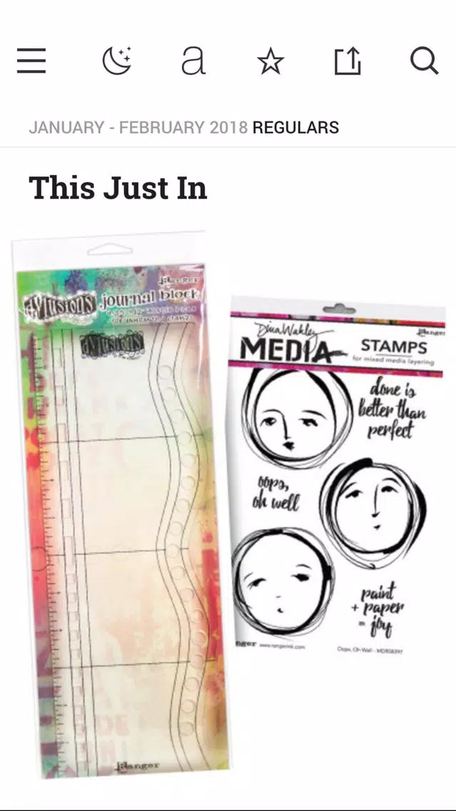 تصاویر Cloth Paper Scissors Magazine