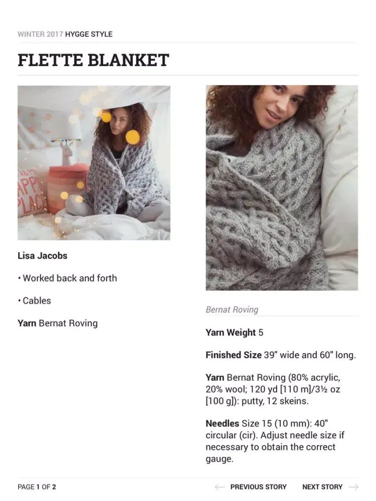 Скриншоты Knitscene Magazine iPad 