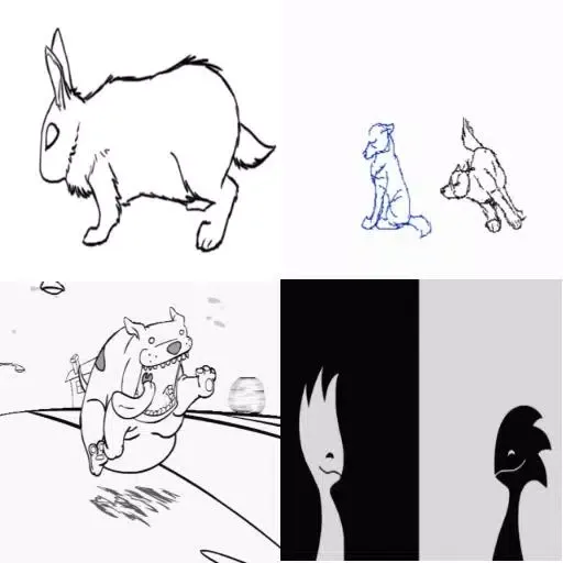 ภาพหน้าจอของ Black and White