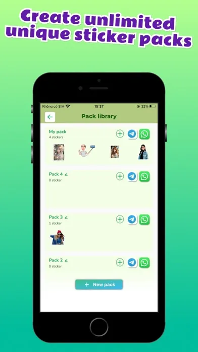 Capturas de pantalla de Isticker