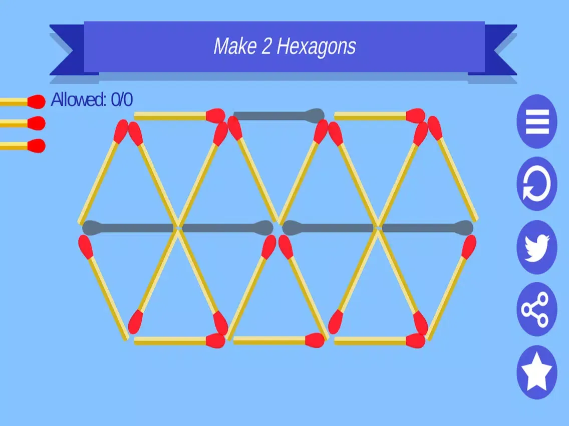 Capturas de tela do Matchstick Game Puzzle iPad 