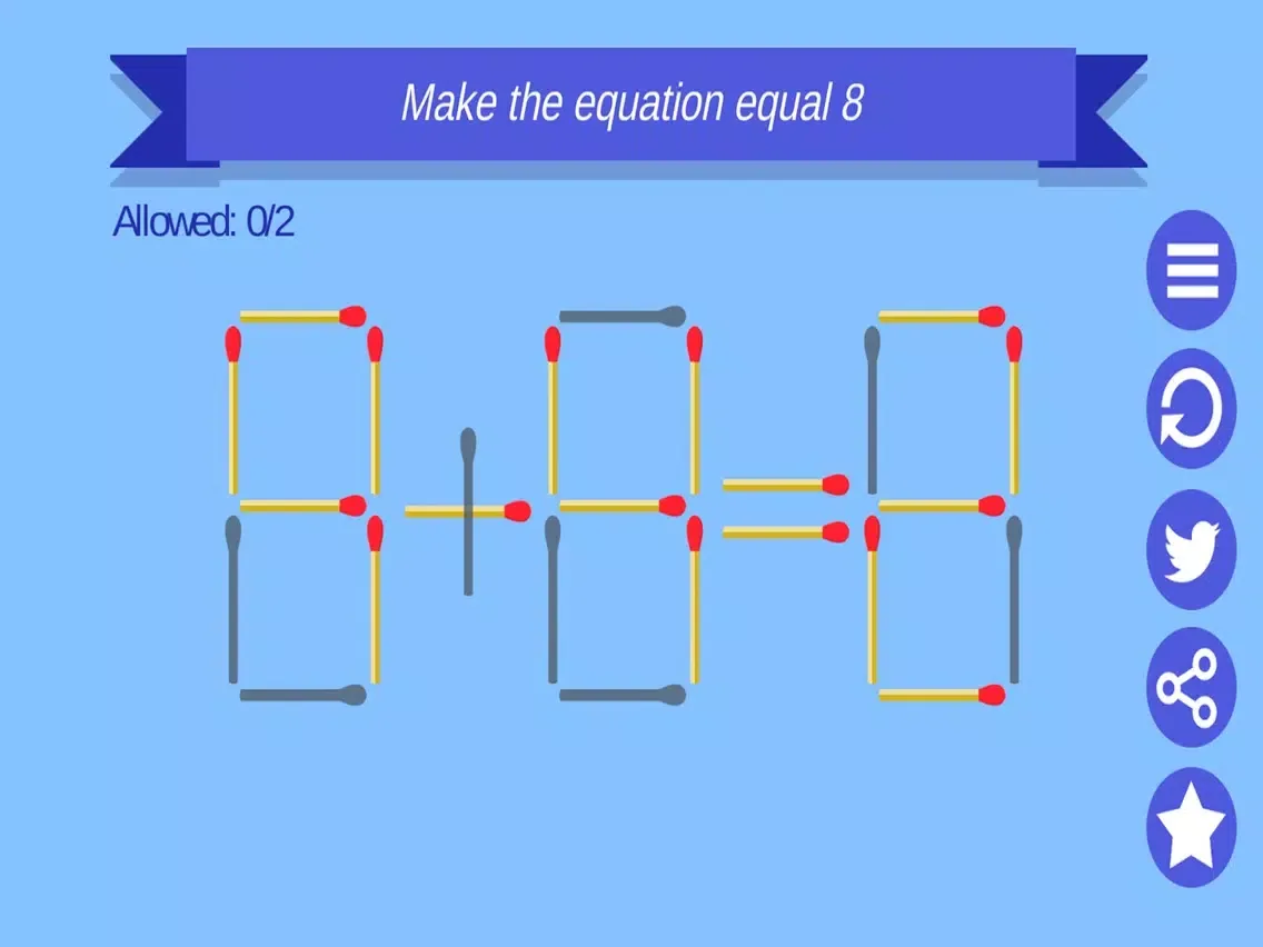 Capturas de tela do Matchstick Game Puzzle iPad 