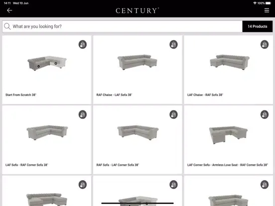 Century Furniture AR iPad  स्क्रीनशॉट