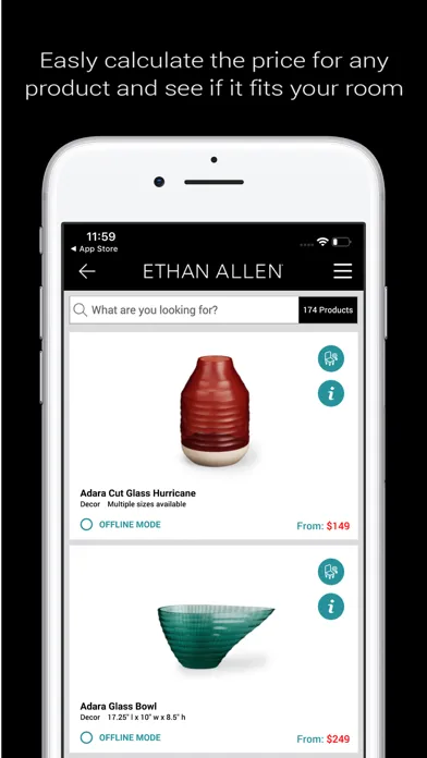 Ethan Allen inHome™ Screenshots
