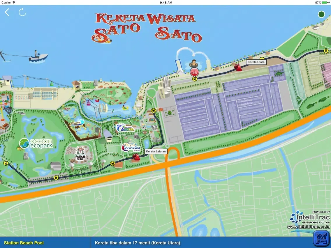 Captures d'écran de Ancol Kereta Wisata Sato Sato iPad 