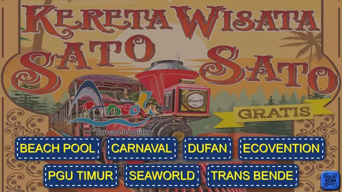Captures d'écran de Ancol Kereta Wisata Sato Sato