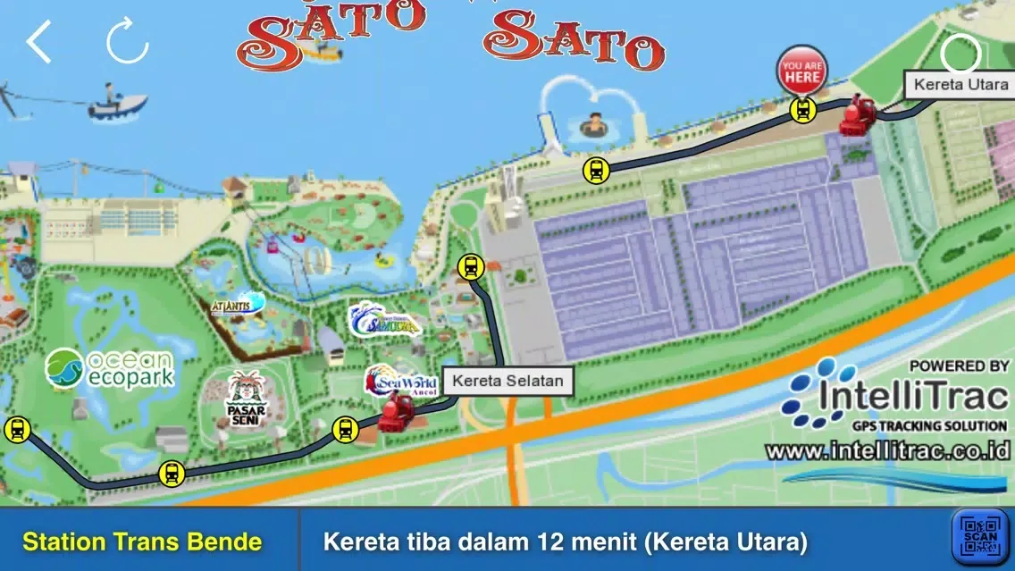 Captures d'écran de Ancol Kereta Wisata Sato Sato