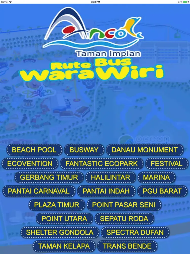 Ancol Rute Bis Wara Wiri iPad  Screenshots