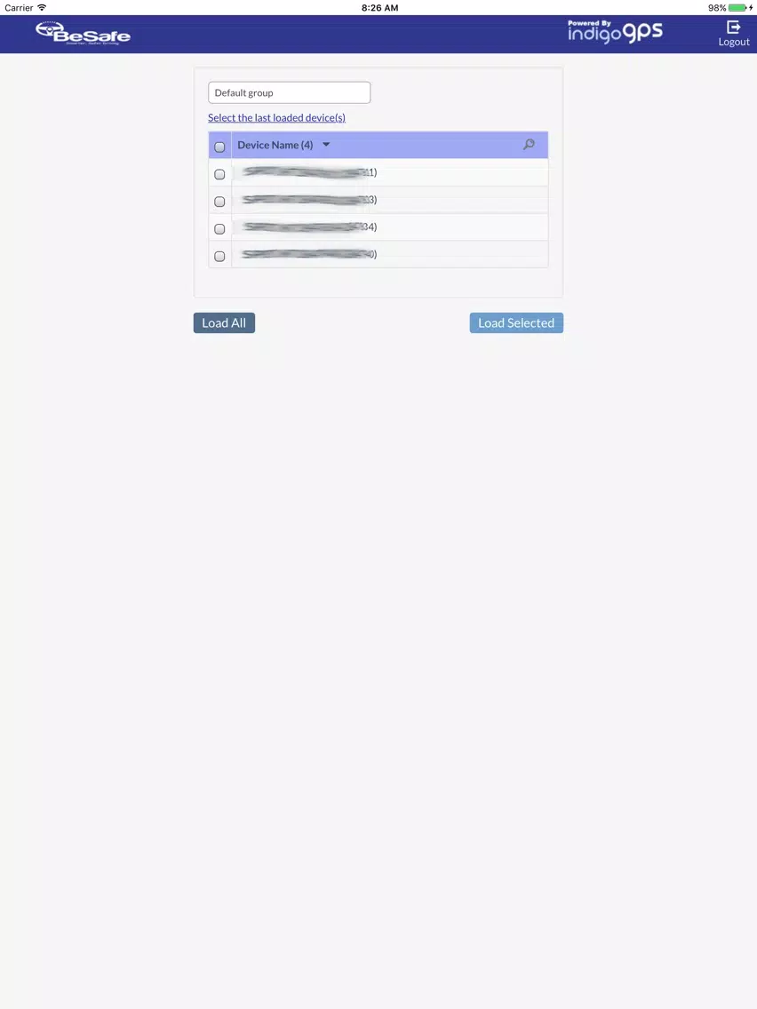BeSafe GPS iPad  স্ক্রিনশট