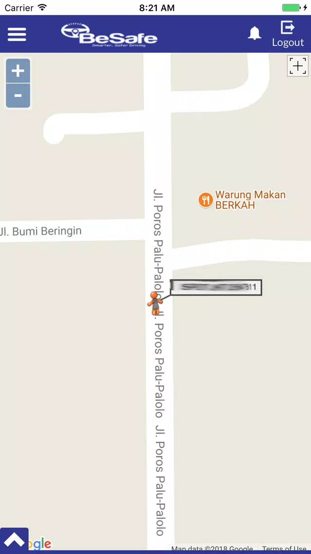 BeSafe GPS স্ক্রিনশট
