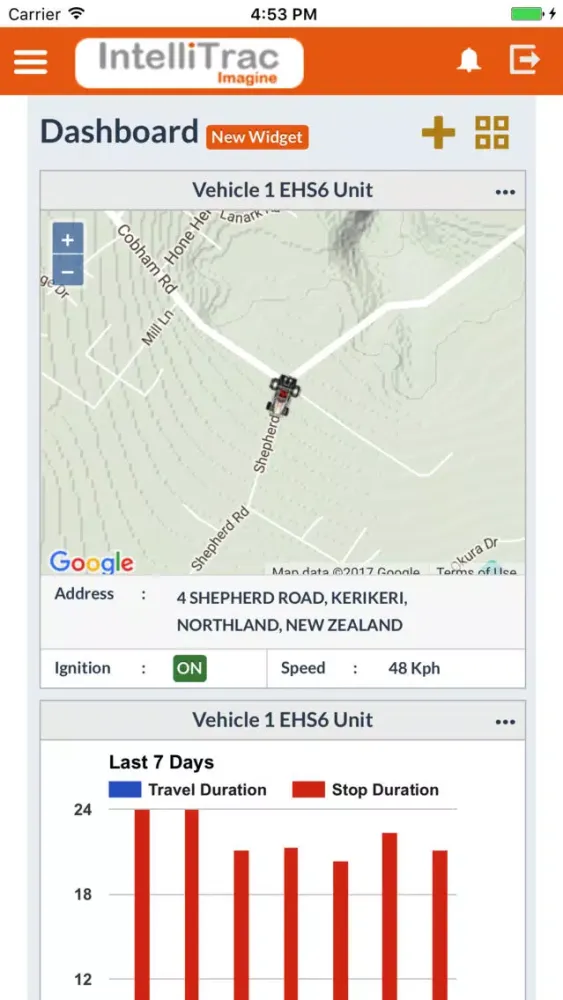 IntelliTrac GPS Tracker NZ स्क्रीनशॉट