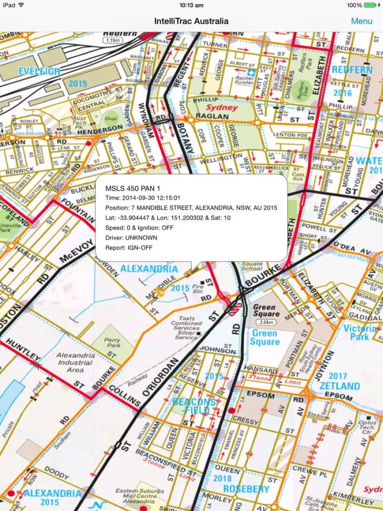 IntelliTrac Client For Australia - Melway Version iPad 應用截圖