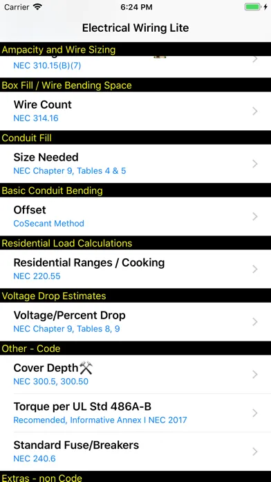 Zrzuty ekranu Electrical Wiring Lite