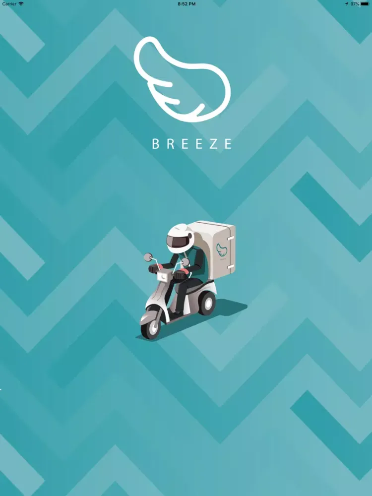 Ảnh chụp màn hình của Breeze - Quick Easy Delivery iPad 