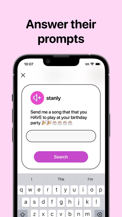 stanly - send me songs スクリーンショット