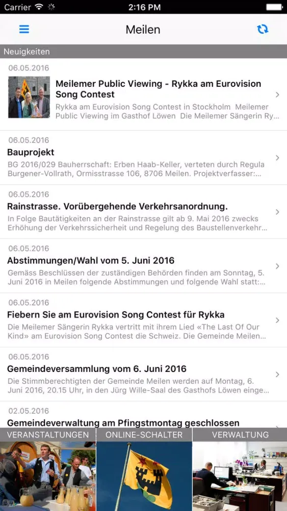 Gemeinde Meilen 스크린샷