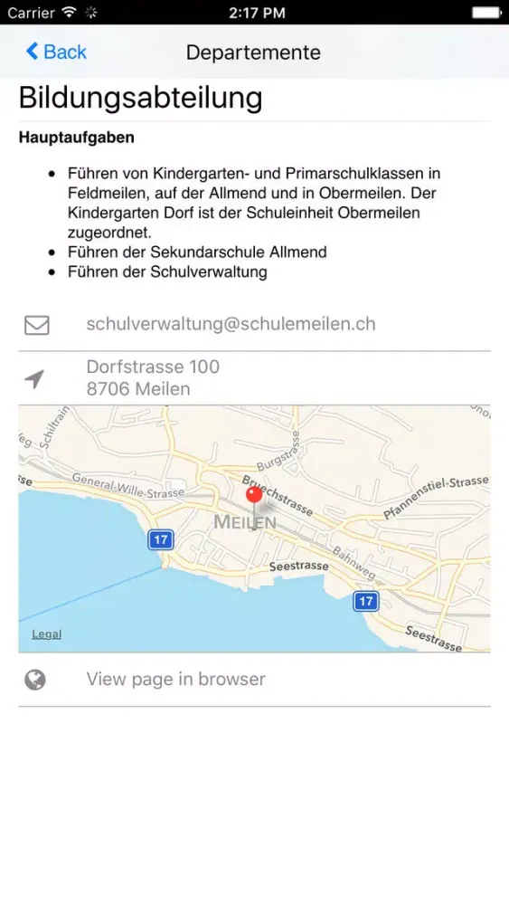 Gemeinde Meilen 스크린샷