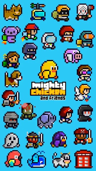 MIGHTY CHICKEN Endless Ducker स्क्रीनशॉट