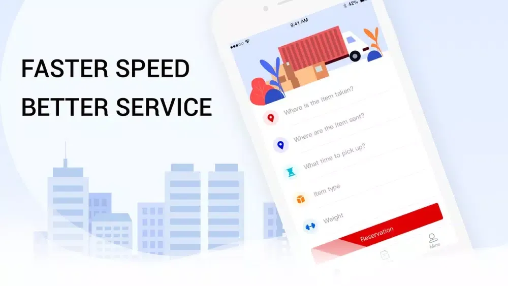 Tangkapan layar Shadow Rocket Express Delivery