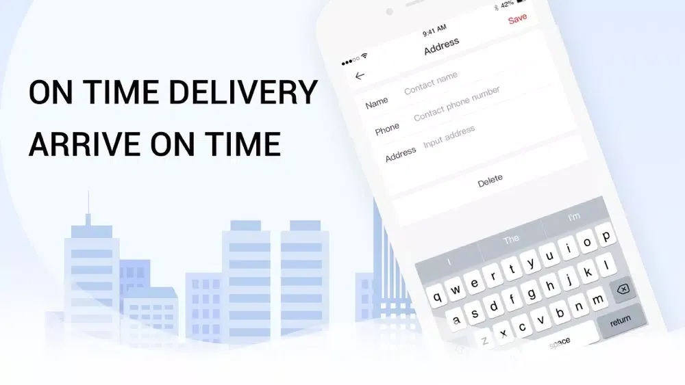 Tangkapan layar Shadow Rocket Express Delivery