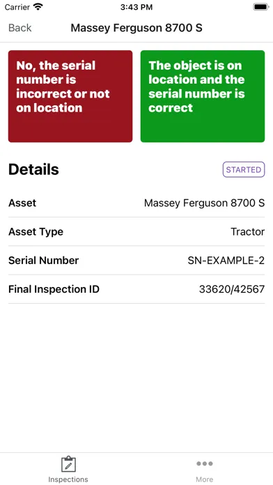 AGCO Inventory Inspection App應用截圖