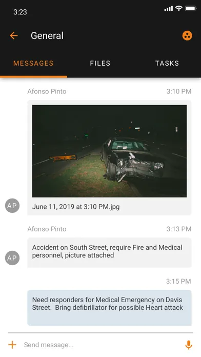 Response for FirstNet Screenshots