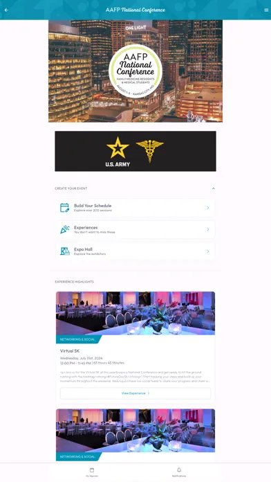 AAFP Events 2024 Screenshots