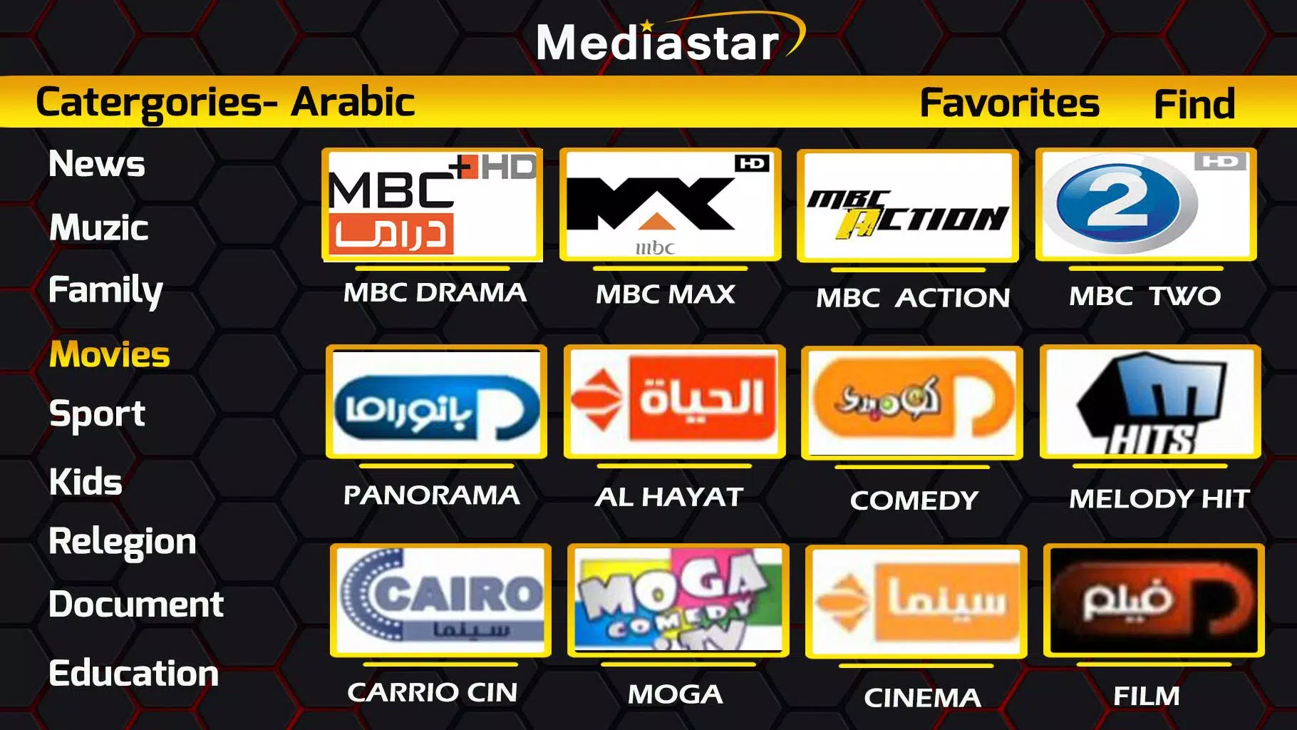 Mediastar IPTV Screenshots4