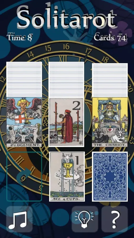 Solitarot: Tarot Solitaire स्क्रीनशॉट