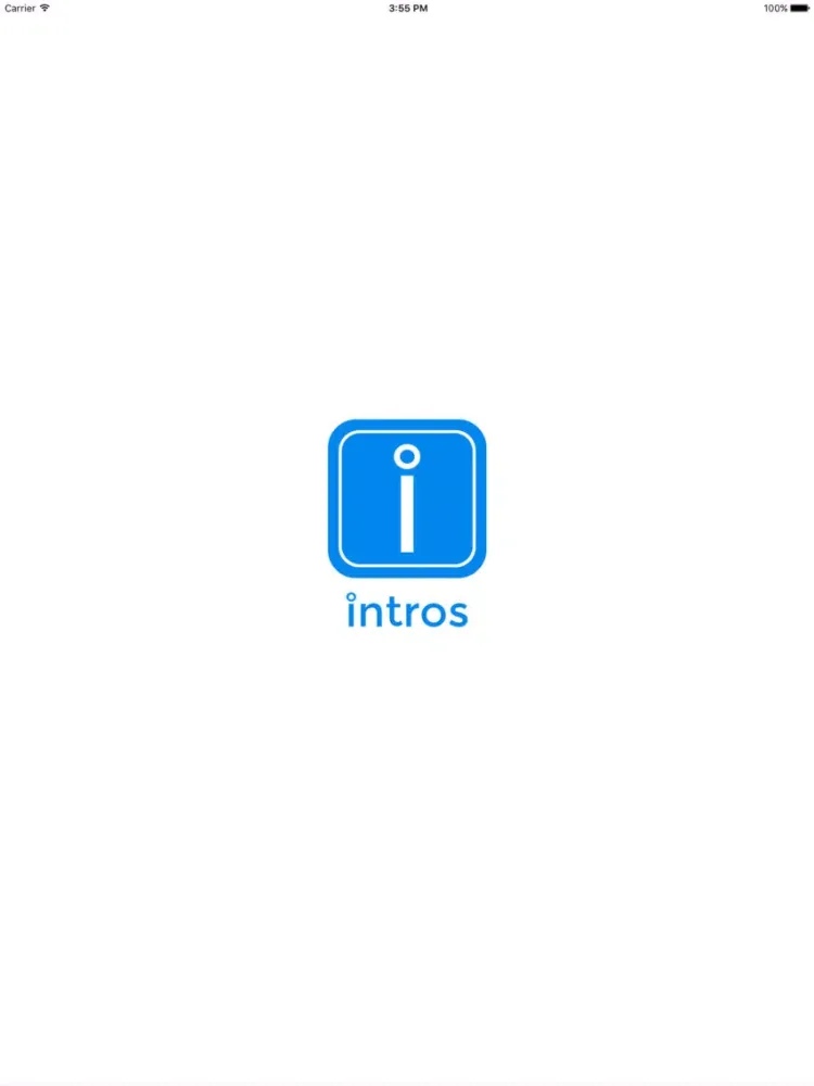 Intros – Helping you, iPad  স্ক্রিনশট