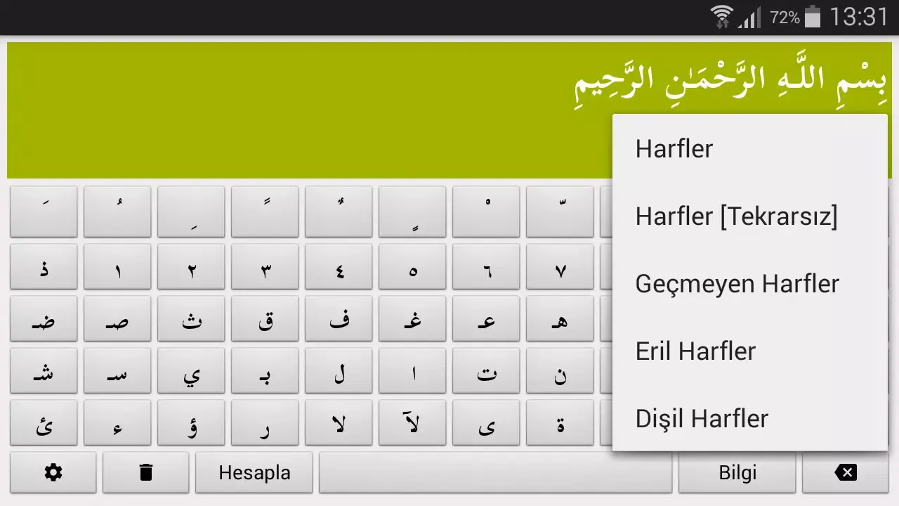 Ebced Hesaplama Screenshots