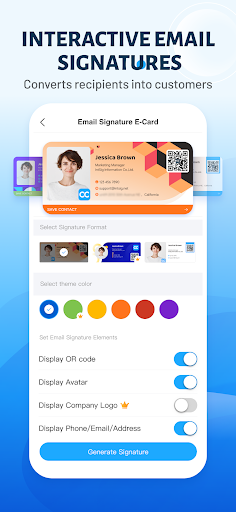 CamCard-Digital business carddes captures d'écran de l'application4