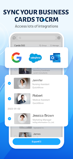 CamCard-Digital business carddes captures d'écran de l'application6