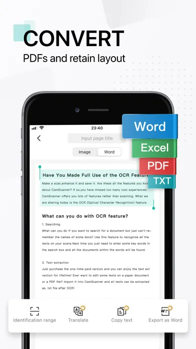 CamScanner + | OCR Scanner স্ক্রিনশট