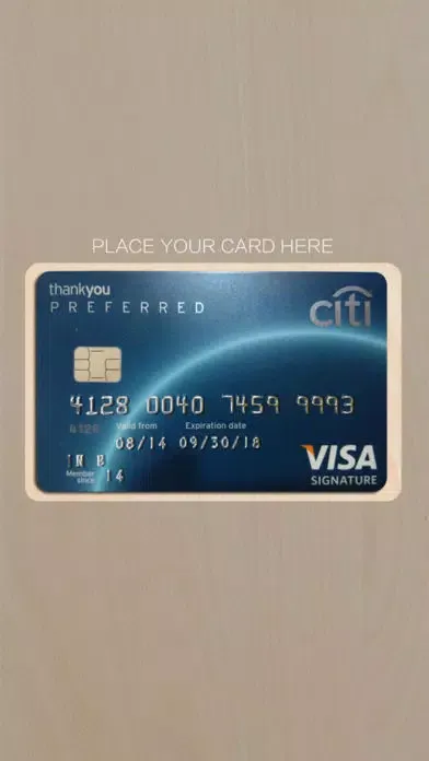 Zrzuty ekranu Cam Checkout – credit/debit card scan & easy checkout & read card information