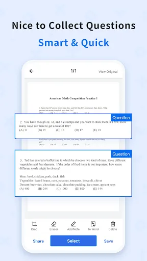 Zrzuty ekranu QuizGo - Test Paper Scanner