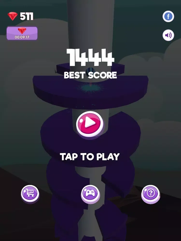 Super Helix Jumping Ball iPad 应用截图