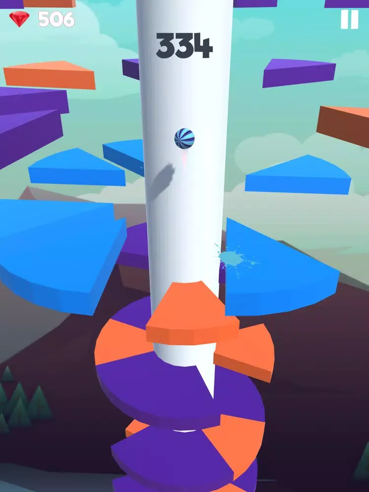 Super Helix Jumping Ball iPad 应用截图